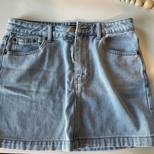 Forever 21 Light Denim Skirt, Size M